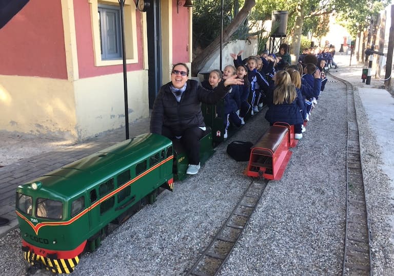 Visita al Museo del Ferrocarril, 1º de Educación Primaria