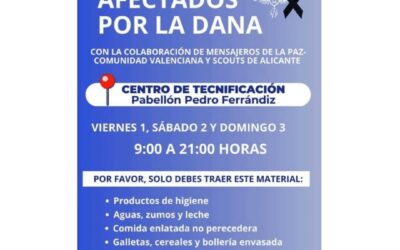Ayuda URGENTE afectados por la DANA
