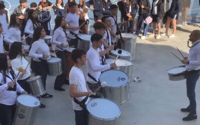 Batucada, alumnos y alumnas de 4º ESO, marzo 2025