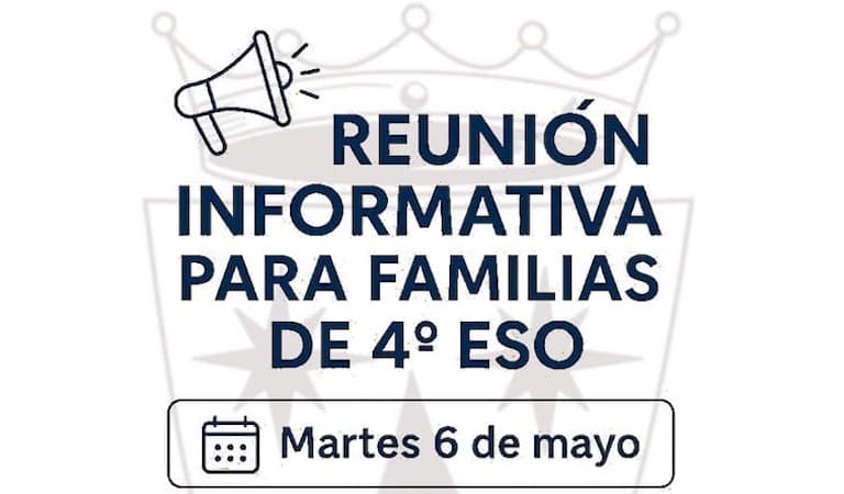 Reunión informativa para familias de 4ºESO: el futuro académico, más cerca