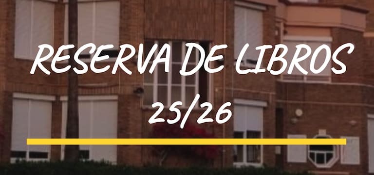 Formulario para la reserva de libros, solo para alumnos de reciente incorporación