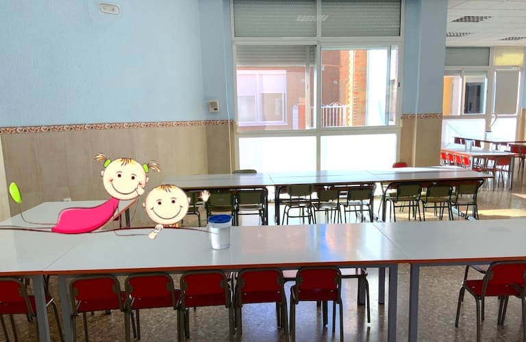 Menú de comedor: mes de septiembre de 2025