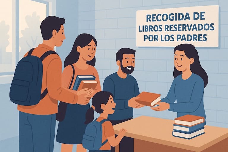 Aviso urgente para las familias que hicieron la reserva de libros
