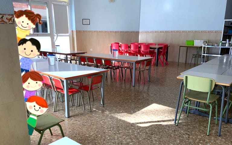 Menú de comedor: mes de octubre de 2025
