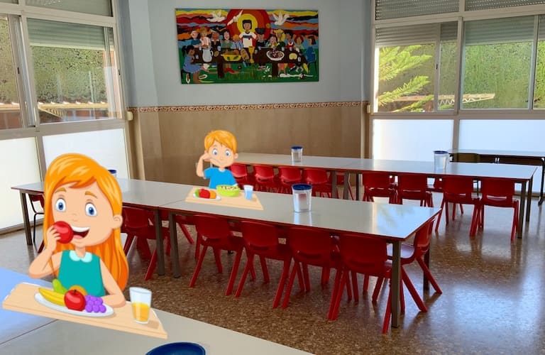 Menú de comedor: mes de marzo de 2026