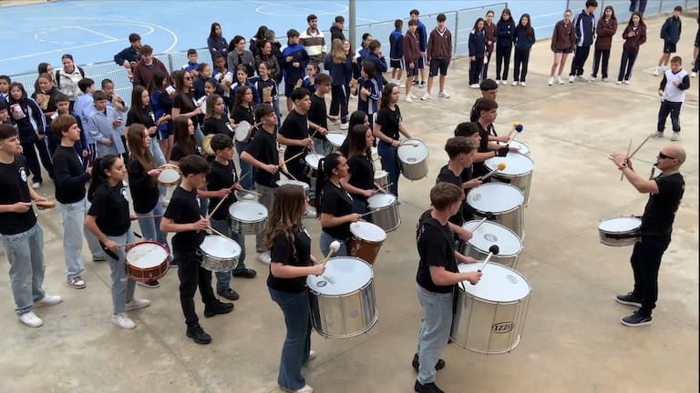 Batucada, alumnos y alumnas de 4º ESO, marzo 2026