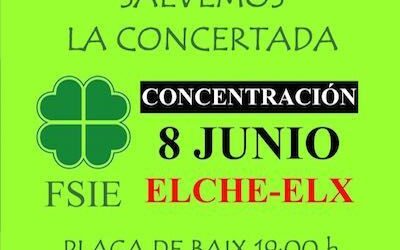 Recordatorio concentración de protesta, vídeo y algo de humor
