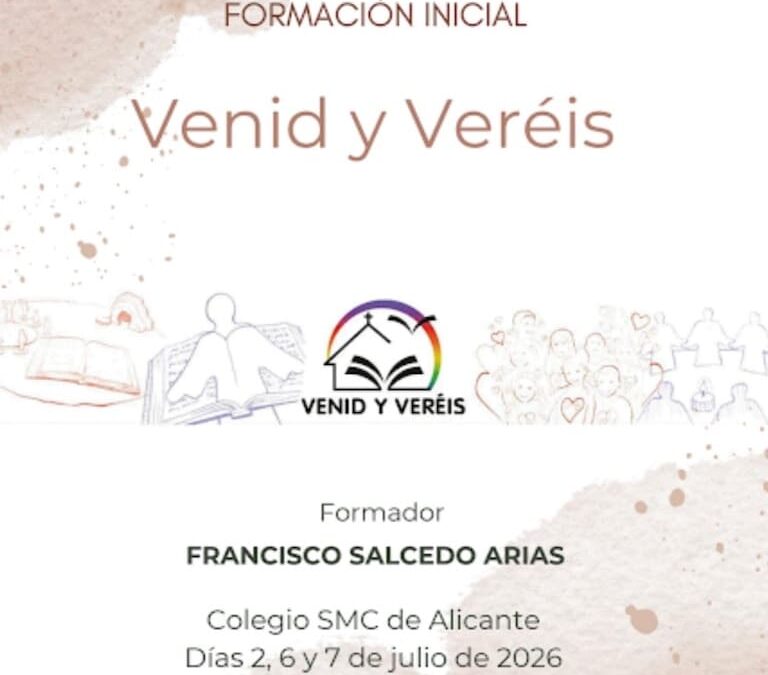 Próxima formación del profesorado: Venid y veréis