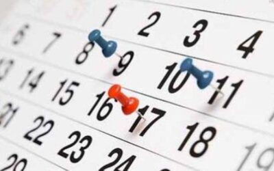 Calendario de exámenes de asignaturas pendientes, enero 2020