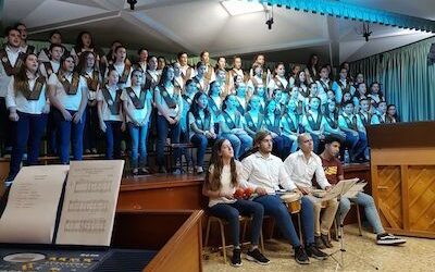 Actuación del Coro, Concierto de Primavera, 1 de junio 2017
