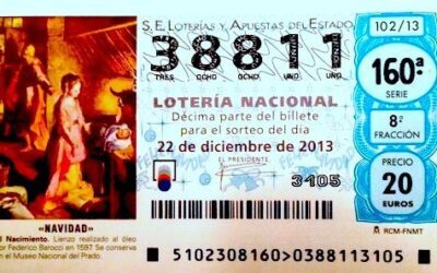 Décimos de lotería de Navidad de los alumnos de 1º de Bach