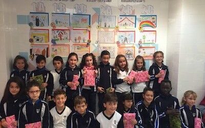 Entrega de premios concurso dibujo Madre Elisea 1er ciclo Primaria