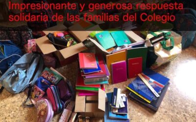 Impresionante respuesta solidaria de las familias del Colegio