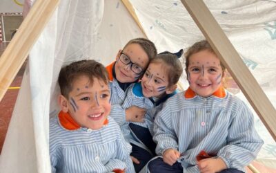 PEQUEÑOS CARMELITAS: «Taller de padres: Los Indios» 4 años A