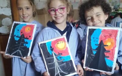 Alumnos de 2º B de Primaria: Trabajos de Plástica