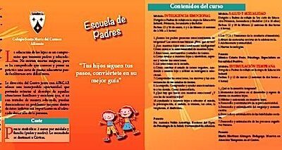 Tríptico con los módulos ofertados 2012-13